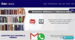 Desktop Screenshot of fatexcursos.com.br